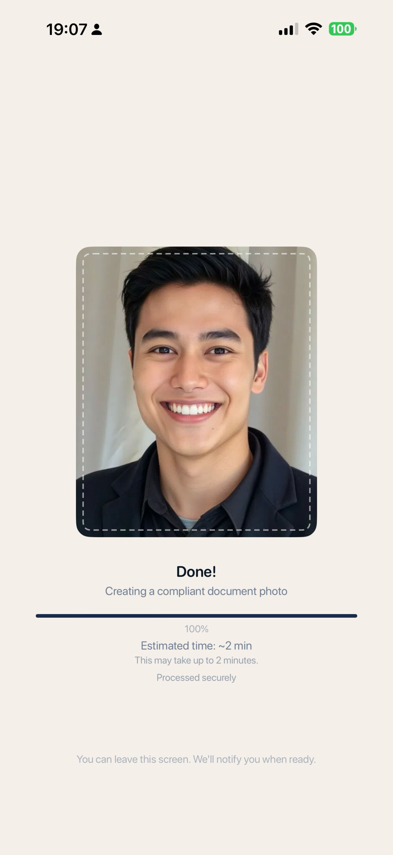 AI Headshot screenshot